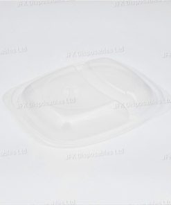36oz 2 Compartment Microwaveable Lid for Meal Tray