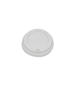12oz - 16oz  Compostable Hot Cup Lid (Sip-Thru)