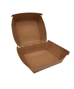Kraft Burger Box - 105mm x 105mm x 80mm