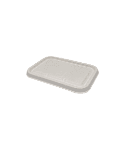 Bagasse Lid for Rectangular Trays