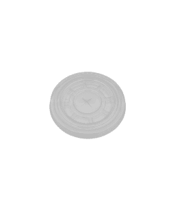 9oz - 22oz Clear Plastic Flat Lid (Straw Slot)