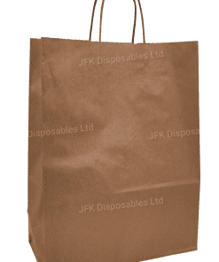 12" Kraft Paper Carrier Bag With Twisted Handle