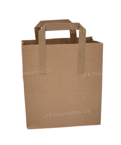 8″ Kraft Paper Carrier Bag External Handle
