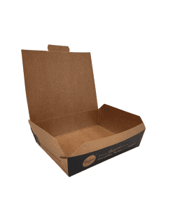 #12 Kraft Takeaway Containers - Printed Rawgeous