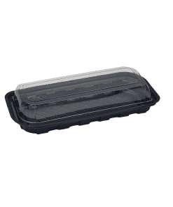 Black Sushi Tray & Lid