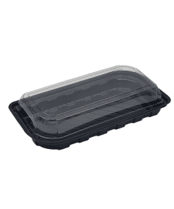 Black Sushi Tray & Lid