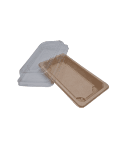 0.4 Sugarcane Sushi Tray & Lid
