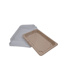 0.8 Sugarcane Sushi Tray & Lid