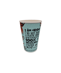 8oz Double Walled Compostable Hot Cup – Nature Design