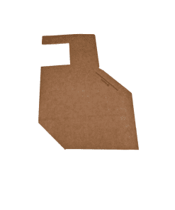 63mm Kraft Sealable Wedge Container