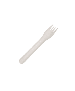 White Compostable Paper Forks