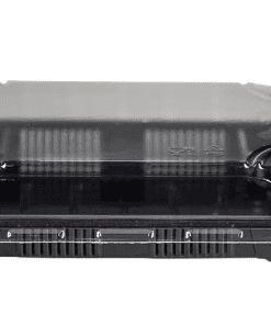 0.8 Black Sushi Tray & Clear Lid